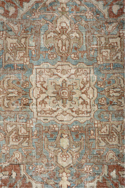 Antique Heriz Area Rug (7' x 9')
